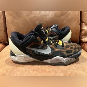 NIKE ZOOM KOBE VII 7 SYSTEM CHEETAH ORANGE BLACK GREY WHAT THE MVP 488371-800 12